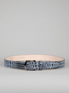 Italian Antique Croc Belt - Shadow