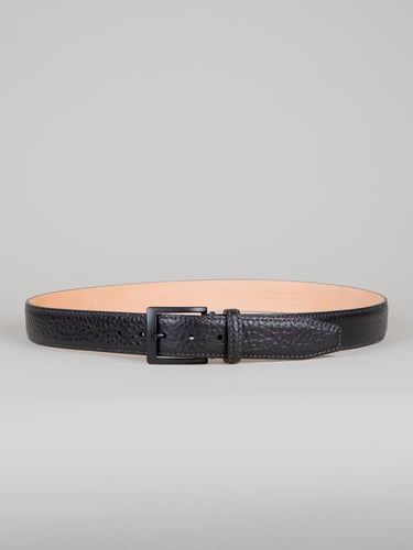 Genuine American Bison Belt - Black