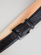Genuine American Bison Belt - Black