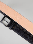 Genuine American Bison Belt - Black