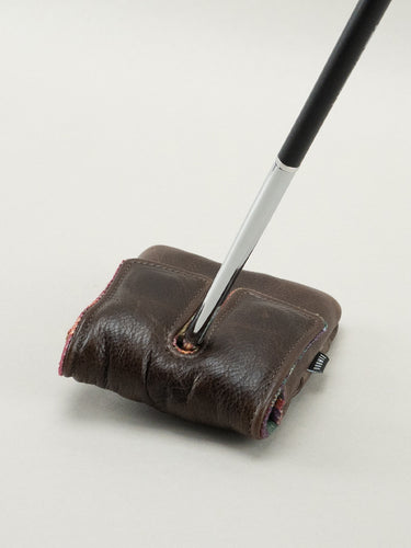 Dormie Chevron Cocoa Center Shafted Mallet