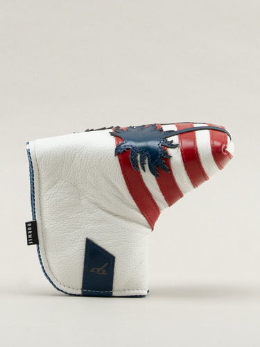 Red White and Blue Cali XL Blade Putter Headcover