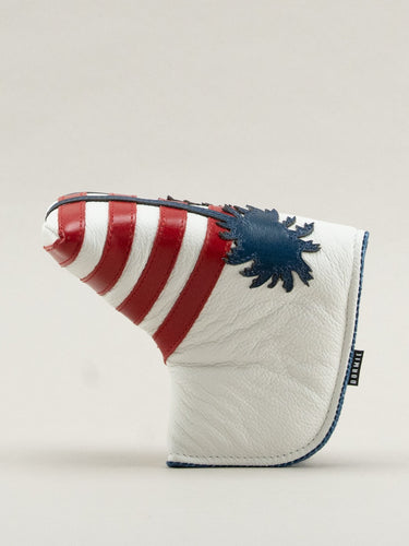 Red White and Blue Cali XL Blade Putter Headcover