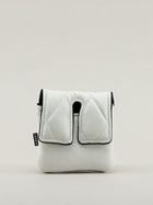 White Quilted Center Shafted Mallet Cover