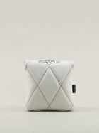 White Quilted Center Shafted Mallet Cover (Redline)