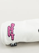 Lucky Pink Dice Driver White