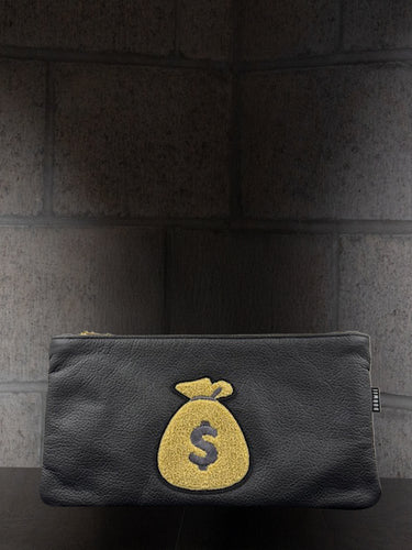 Black Moneybag Clutch