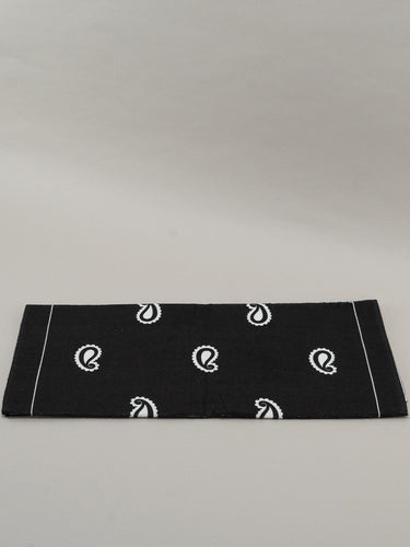 Paisley Towel - Black