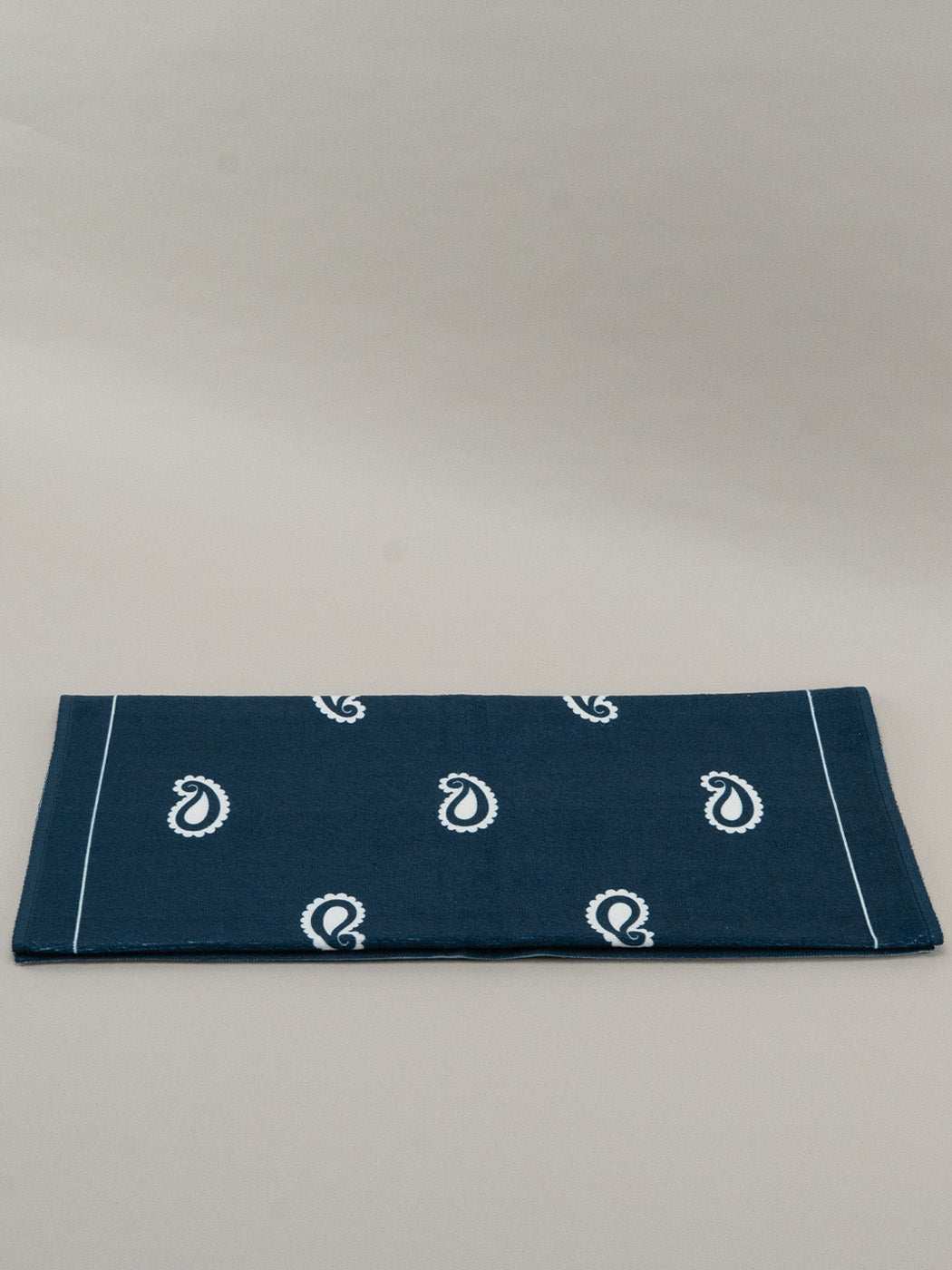 Paisley Towel - Navy