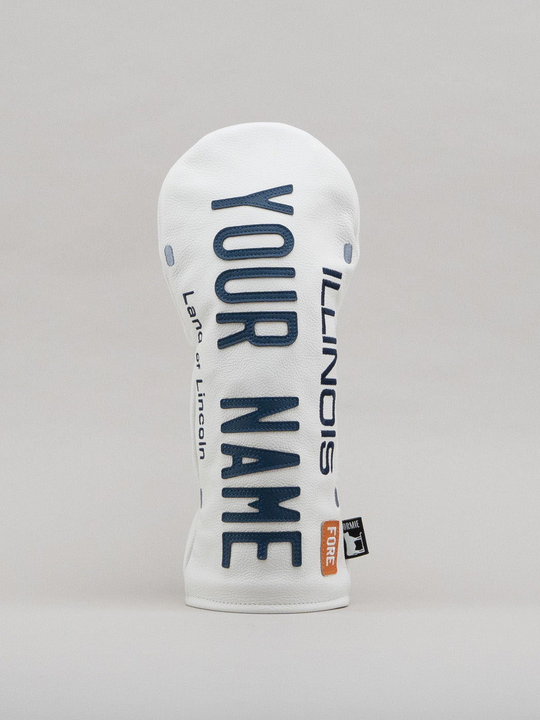 The Lincoln - Illinois License Plate Headcover