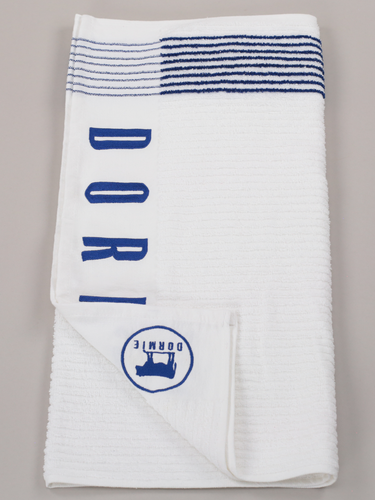 Dormie Player's Towel Block Lettering