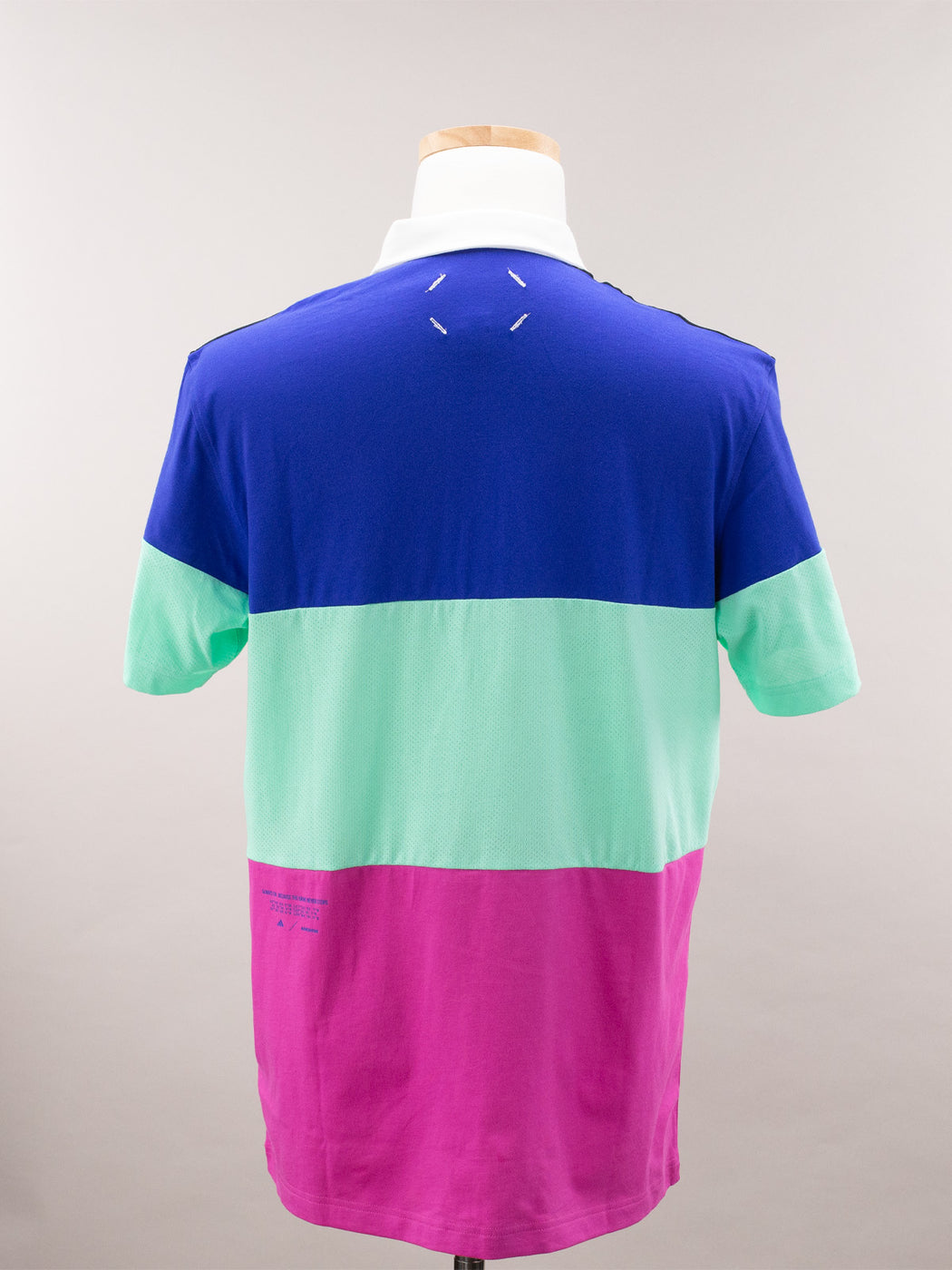 Adicross Block Golf Polo Shirt - Lucid Blue