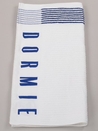 Dormie Player's Towel Block Lettering